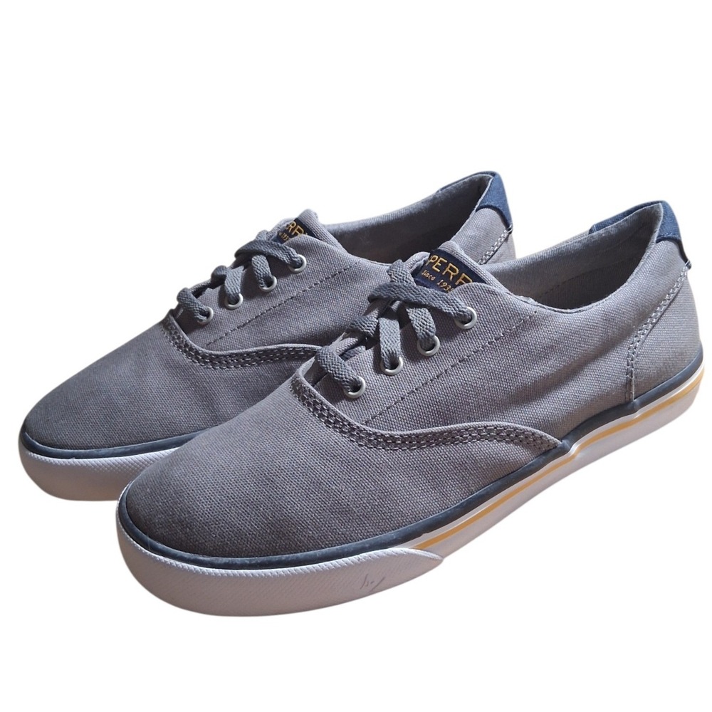 Sperry Preppy Classic Striper II CVO‎ Big Boys size 4M Academia Skater Sneakers